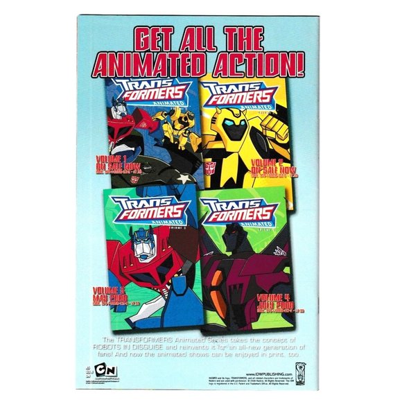 Free Comic Book Day Transformers Animated IDW Cartoon Network Comic Book - Picture 2 of 6